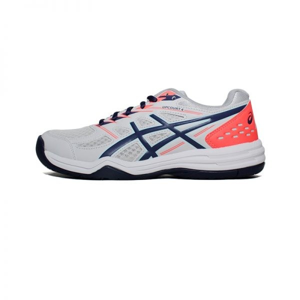 ASICS UP COURT 4 GLACIER GREY/SUNRISE RED