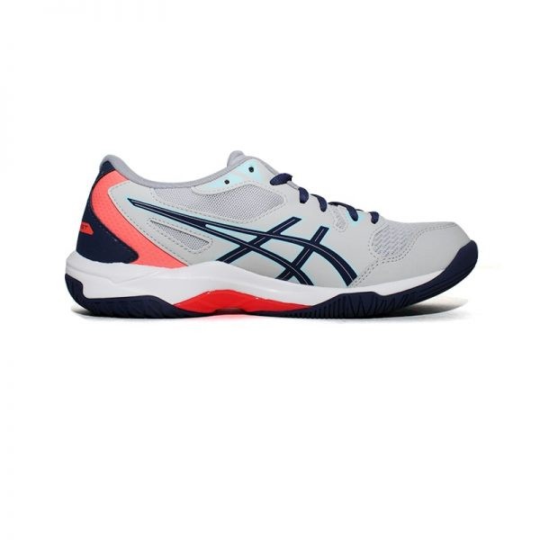 ASICS GEL ROCKET 10 GLACIER GREY/SUNRISE RED