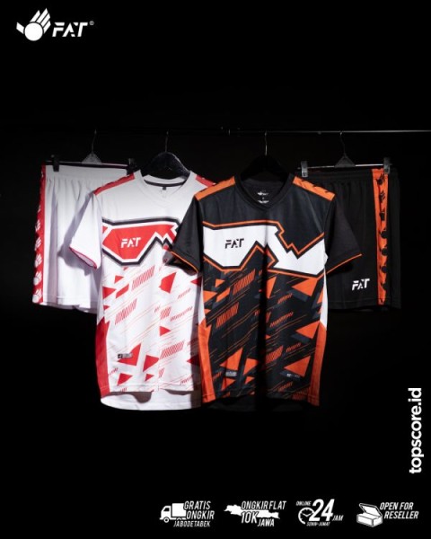 FAT JERSEY GK VENOM GLOVES SERIES WHITE/RED