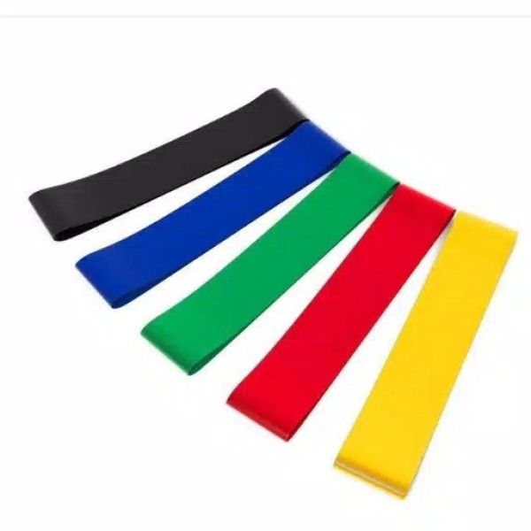 KINESIO RESISTANCE BAND RED/YELLOW/GREEN/BLUE/BLACK