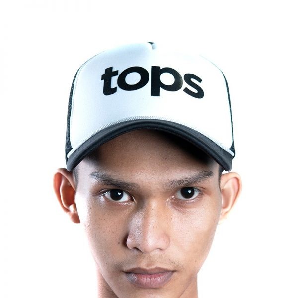 TOPSCORE TOPS TRUCKER CAP BLACK/WHITE