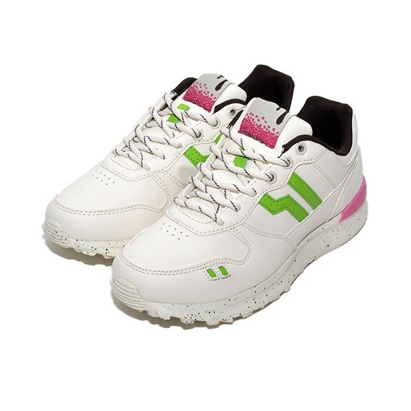 PIERO JOGGER W - ES PODENG BROKEN WHITE/LT. GREEN/PINK
