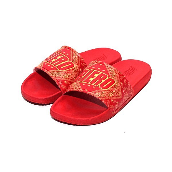 PIERO SANDAL PUNA PAISLEY ADRENALINE RED/TORTILA BROWN