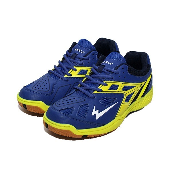 EAGLE SEPATU BADMINTON FLYING CLAW BIRU TUA/CITRUN