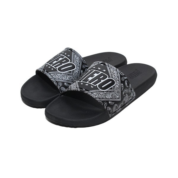 PIERO SANDAL PUNA PAISLEY BLACK/WHITE