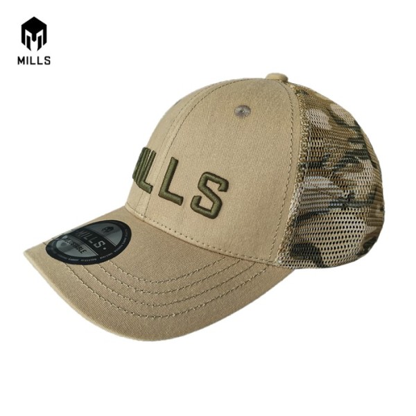MILLS MILLS TOPI CAP TRUCKER A4 4013 KHAKI