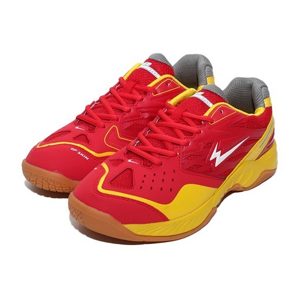 EAGLE SEPATU BADMINTON CALIBER MERAH/KUNING