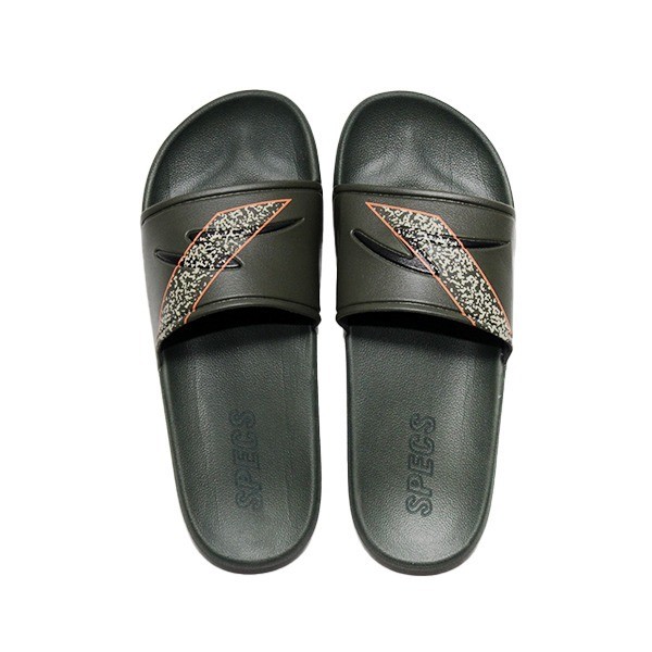 SPECS BLITZ SLIDE SANDALS OLIVE NIGHT/PALE OLIVE/BLACK