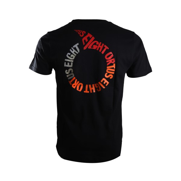 ORTUSEIGHT RED HOT T-SHIRT BLACK