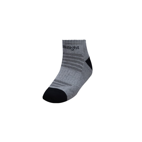 ORTUSEIGHT SWIFT SOCKS A GREY/BLACK