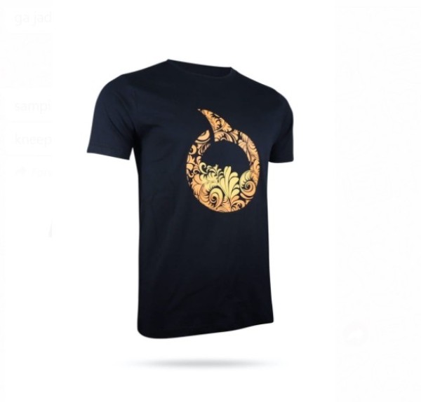 ORTUSEIGHT FLORA T-SHIRT BLACK/ORTRANGE/YELLOW