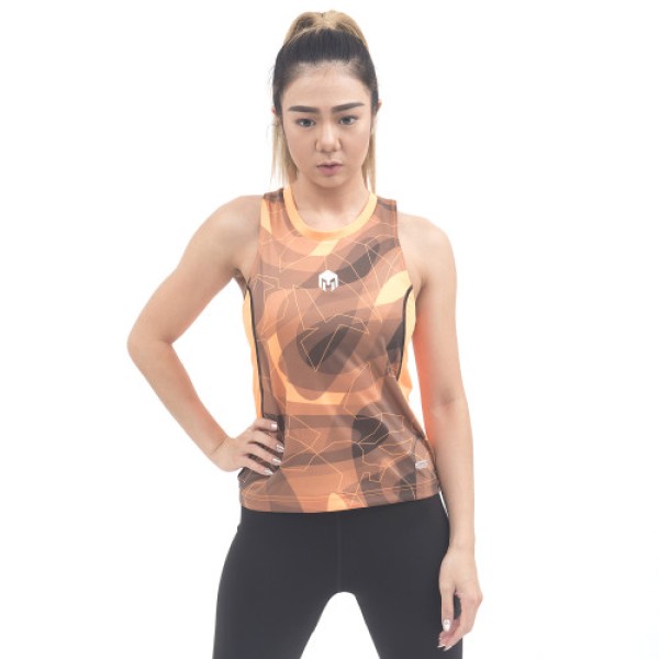 MILLS MILLS GYM AND RUNNING LADIES SLEEVE LESS MARBE 6003 ORANGE