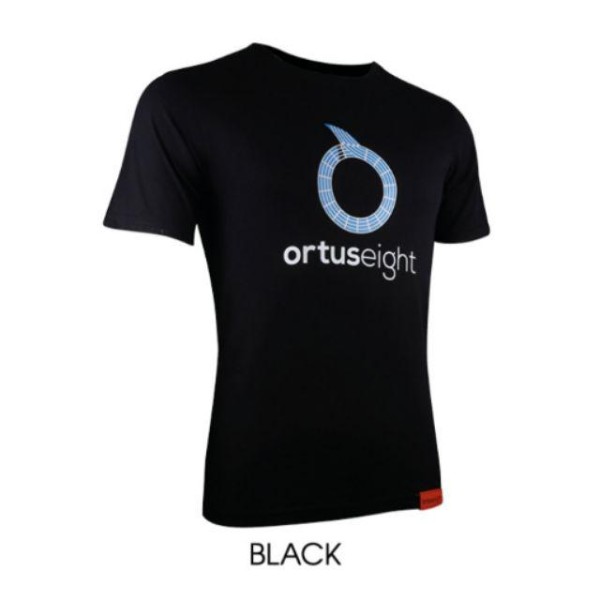 ORTUSEIGHT ORTUS RUN GID T-SHIRT BLACK