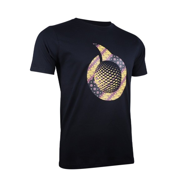ORTUSEIGHT HERITAGE T-SHIRT BLACK/BATIK