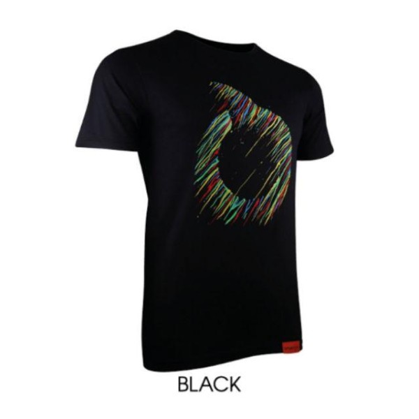 ORTUSEIGHT ABSTRACK T-SHIRT BLACK