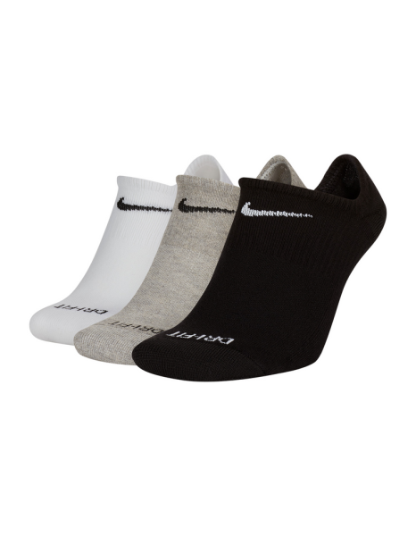 NIKE U NK EVRY PLUS CUSH NS FOOT 3P BLACK/GREY/WHITE