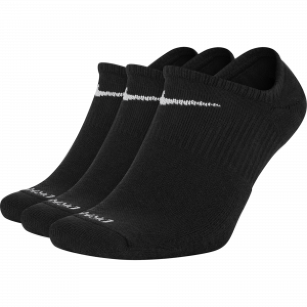 NIKE U NK EVRY PLUS CUSH NS FOOT 3P BLACK