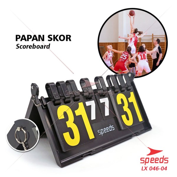 SPEEDS SPEEDS SCORE BOARD 4 DIGIT BLACK
