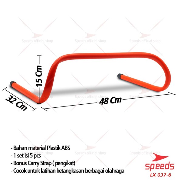 SPEEDS SPEEDS HURDLE TRAINING AGILITY ORANGE/BLACK
