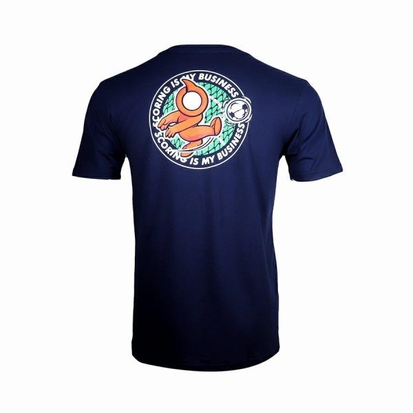 ORTUSEIGHT SCORING BUSINESS T-SHIRT NAVY