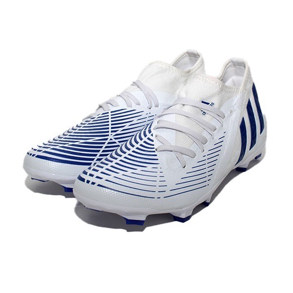 ADIDAS PREDATOR EDGE.3 FG - GW2273 CLOUD WHITE/ HI-RES BLUE/CLOUD WHITE
