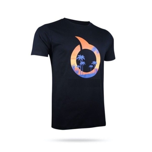 ORTUSEIGHT SUNSET T-SHIRT BLACK/ORTRANGE