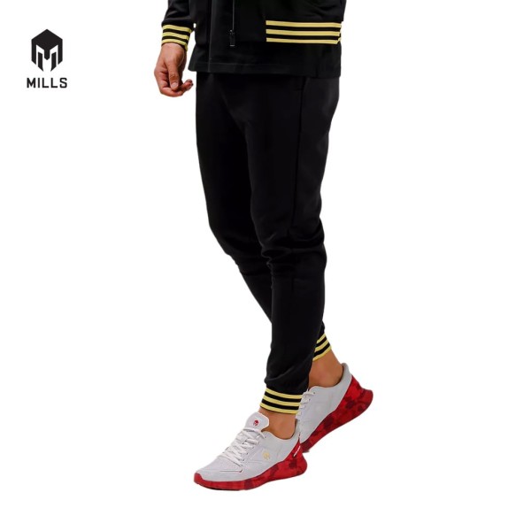 MILLS ALPHA VARSITY LONG PANTS 7006 BLACK/YELLOW