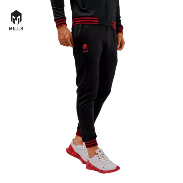 MILLS ALPHA VARSITY LONG PANTS 7006 BLACK/RED