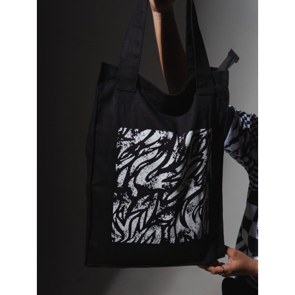 GENESA TOTTE BAG PERSIJA MUDA BLACK