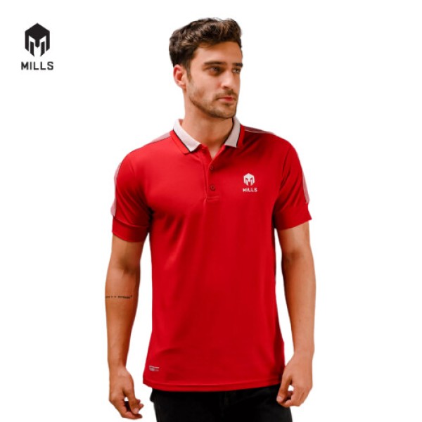 MILLS NEO POLO SHIRT 17018 RED