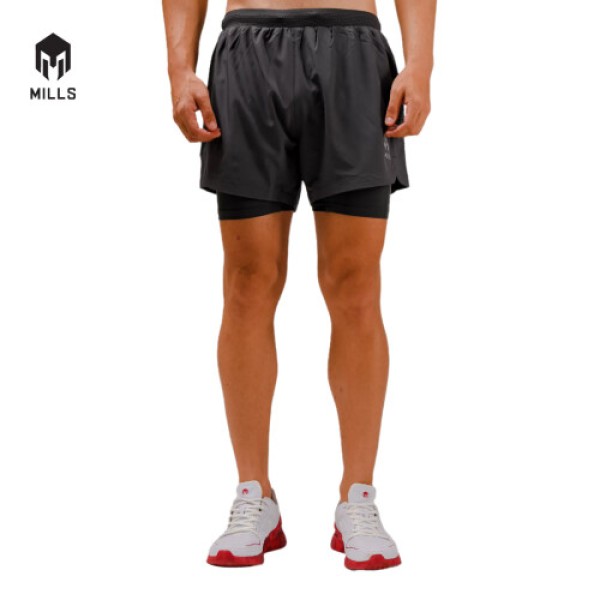 MILLS FASTTRACK RUNNING SHORT MENS 13003 DARK GREY