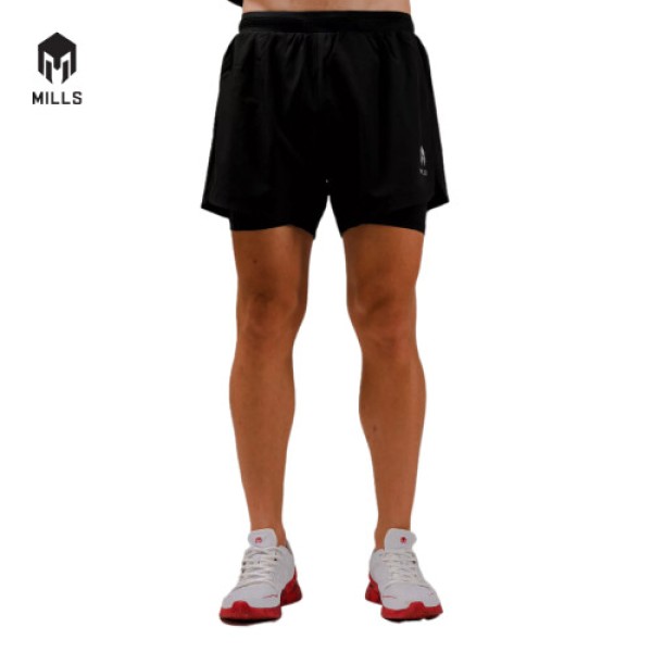 MILLS FASTTRACK RUNNING SHORT MENS 13003 BLACK