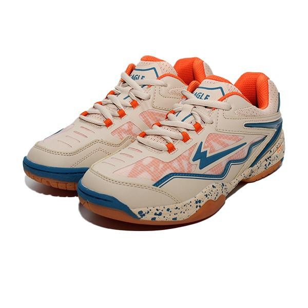 EAGLE SEPATU BADMINTON COMMANDO X COKLAT/BIRU TOSCA