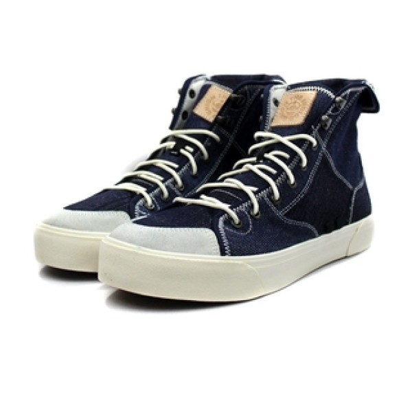 SAGE FOOTWEAR INDIGO UNION HIGH 2 TONE DENIM