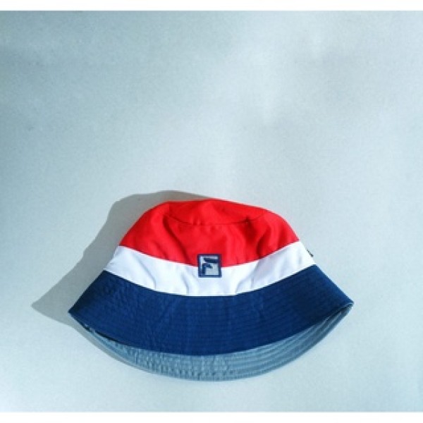 FEELS THREE COLOR BUCKET HAT WHITE/BLUE/RED