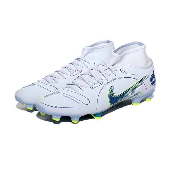 NIKE SUPERFLY 8 ACADEMY FG/MG -DJ2873-054 GREY/LIGHT MARINE/VOLT/DARK MARINA BLUE