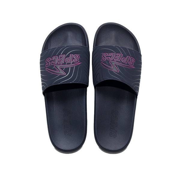 SPECS GEO SLIDE SANDALS AZURITE BLUE/ELECTRIC PINK