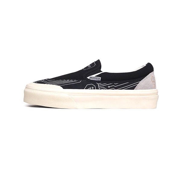 POISON STREET TEKNO SLIP ON BLACK