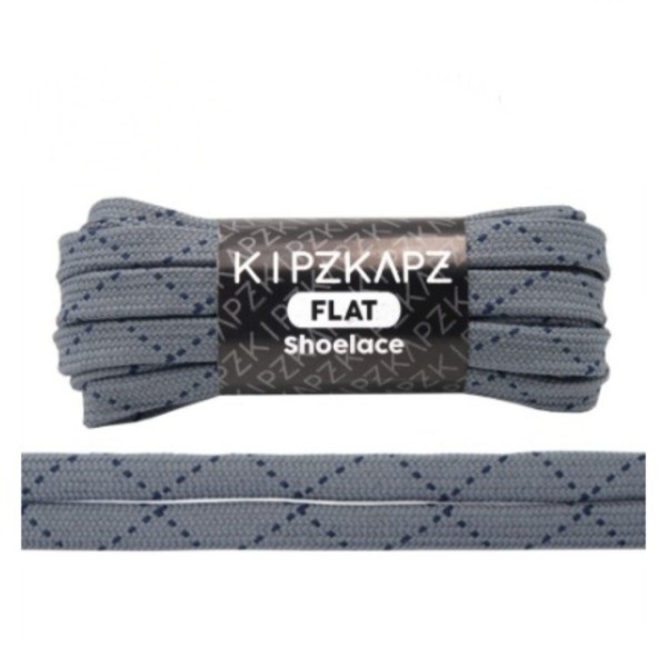 KIPZKAPZ KIPZKAPZ FLAT FS89C GREY/NAVY ZIGZAG