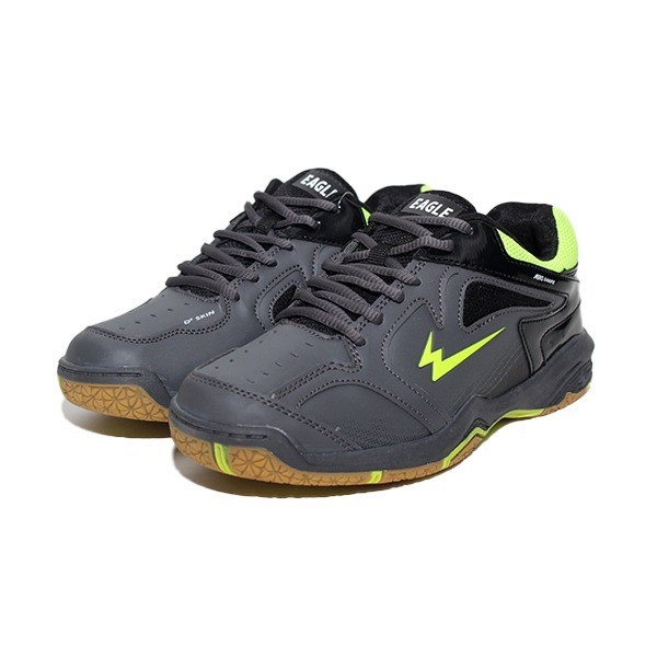 EAGLE SEPATU BADMINTON REVO ABU TUA/CITRUN