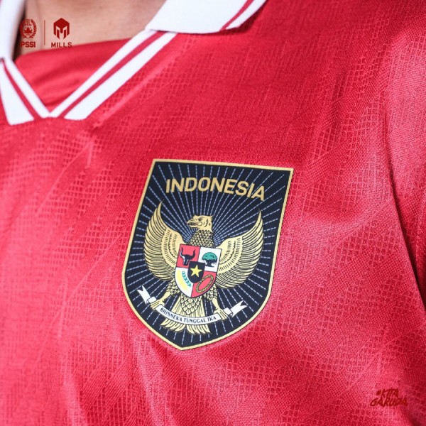 MILLS INDONESIA HOME JERSEY PLAYER ISSUE 1123INA RED