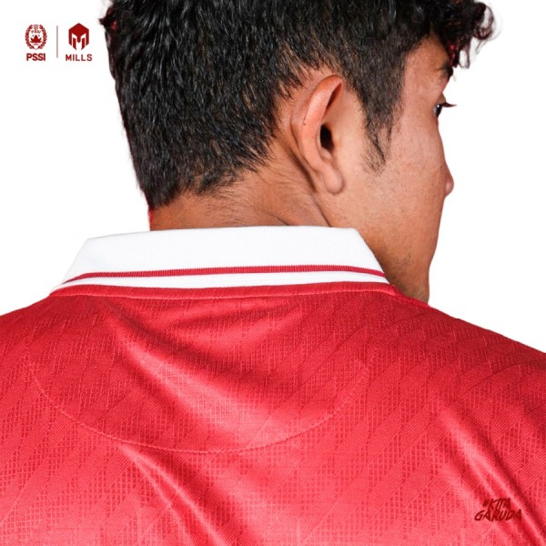 MILLS INDONESIA HOME JERSEY PLAYER ISSUE 1123INA RED