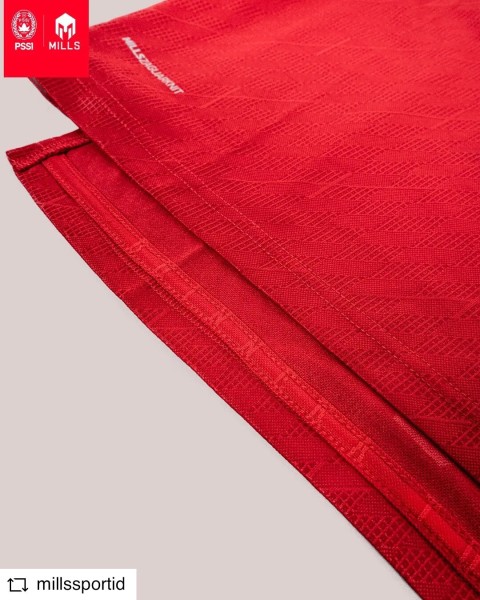 MILLS INDONESIA HOME JERSEY PLAYER ISSUE 1123INA RED