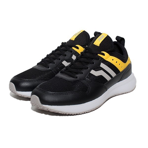 PIERO JOGGER RS JR BLACK/MUSTARD/WHITE
