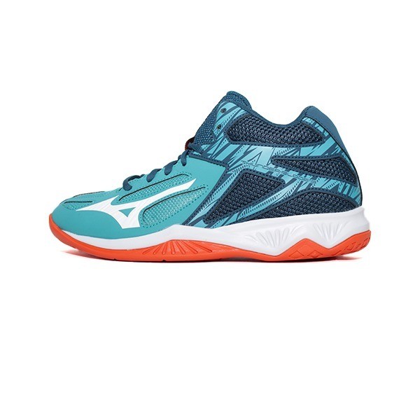 MIZUNO THUNDER BLADE 3 MID LAKE BLUE/WHITE/FIRECRACKER