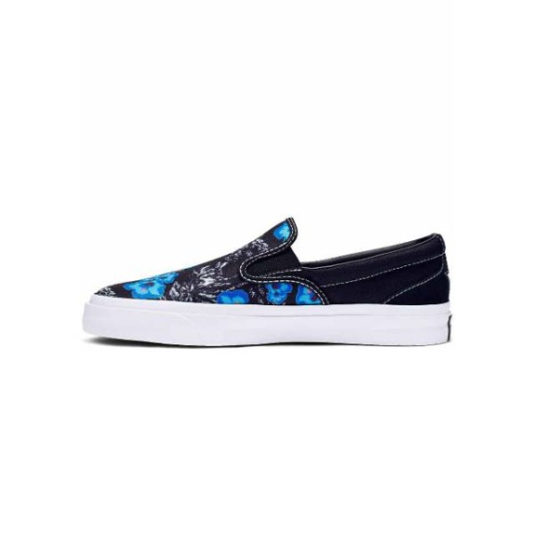 CONVERSE ONE STAR CC SLIP ON BLACK/TOTALLY BLUE