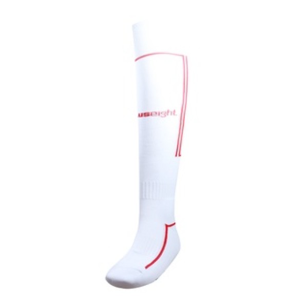 ORTUSEIGHT HELIOS FB SOCKS WHITE/ORTRED