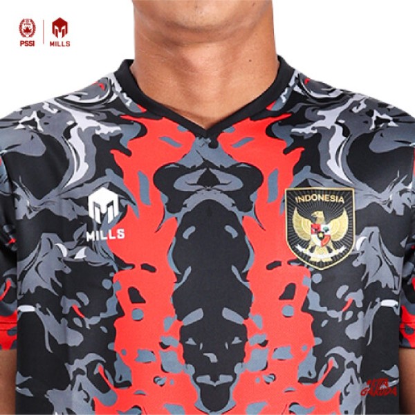 MILLS INDONESIA PREMATCH JERSEY KALDERA 1129INA BLACK