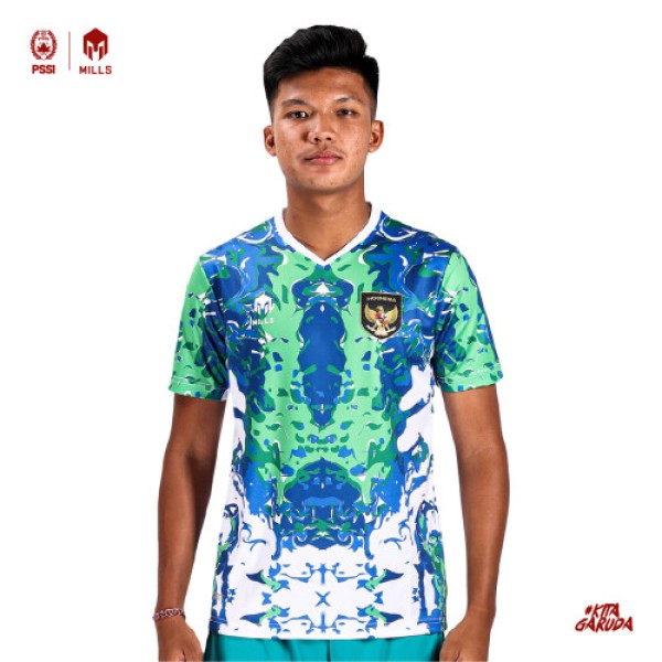 MILLS INDONESIA PREMATCH JERSEY KALDERA 1129INA WHITE