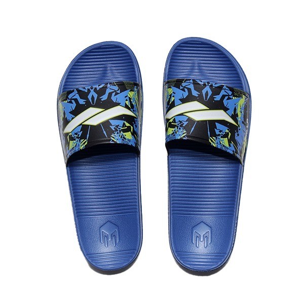 MILLS VULCAN SLIDE OCEAN BLUE/LIME GREEN/WHITE